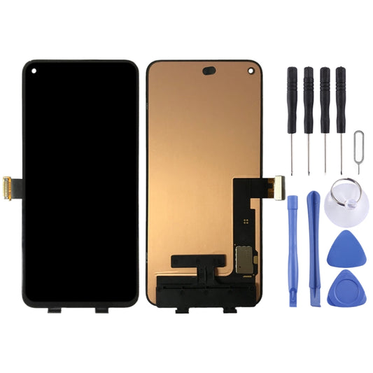 Original OLED Material LCD Screen and Digitizer Full Assembly for Google Pixel 5 GD1YQ GTT9Q