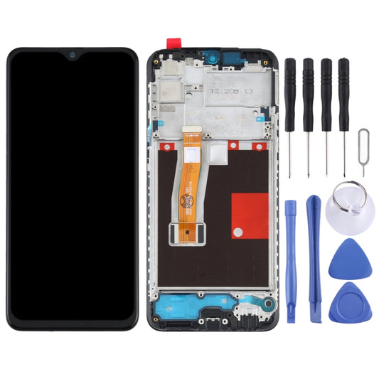 LCD Screen and Digitizer Full Assembly With Frame for OPPO Realme 5 Pro / Realme Q RMX1971, For OPPO Realme 5 Pro