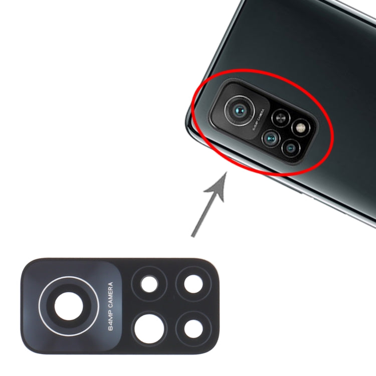 10 lentes de cámara trasera para Xiaomi Mi 10T 5G / Redmi K30S / M2007J3SC, M2007J3SY, para Xiaomi Mi 10T 5G