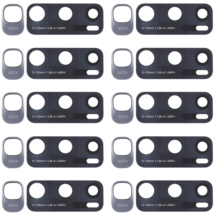 10 PCS Back Camera Lens for Xiaomi Mi 10 Ultra / M2007J1SC, For Xiaomi Mi 10 Ultra