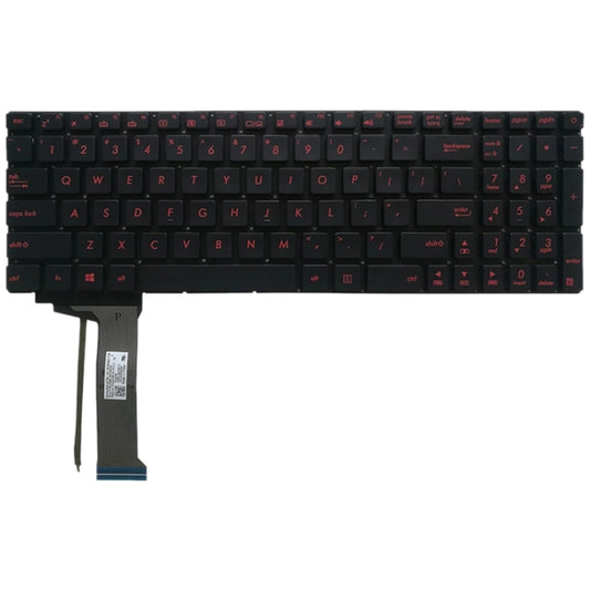 US Version Keyboard with Keyboard Backlight for Asus GL552 GL552J GL552JX GL552V GL552VL GL552VW N552VW N552VX G771JM G771JW, For Asus GL552(Black with Backlight), For Asus GL552(Silver with Backlight)