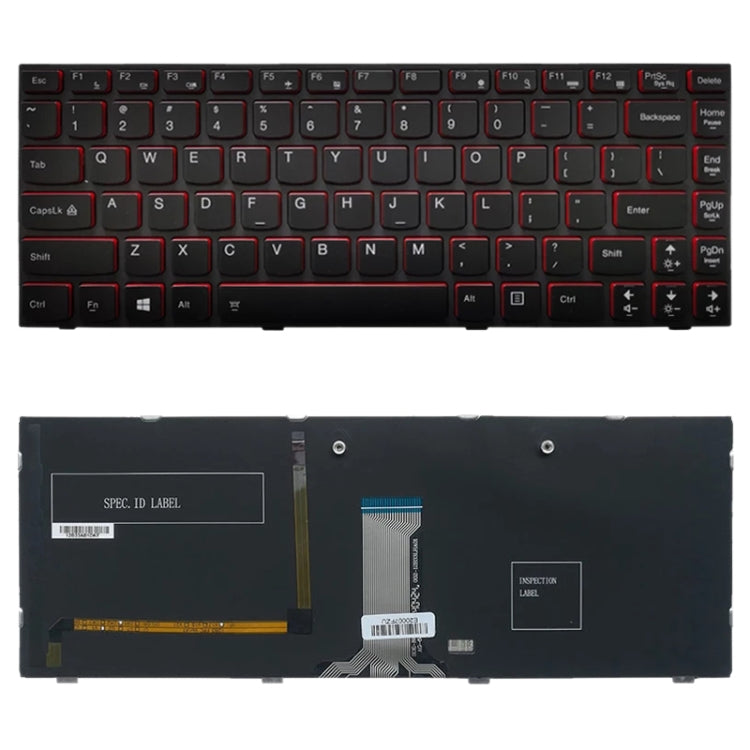US Version Keyboard with Backlight for Lenovo IdeaPad Y400 Y400N Y410P Y430P, For Lenovo IdeaPad Y400