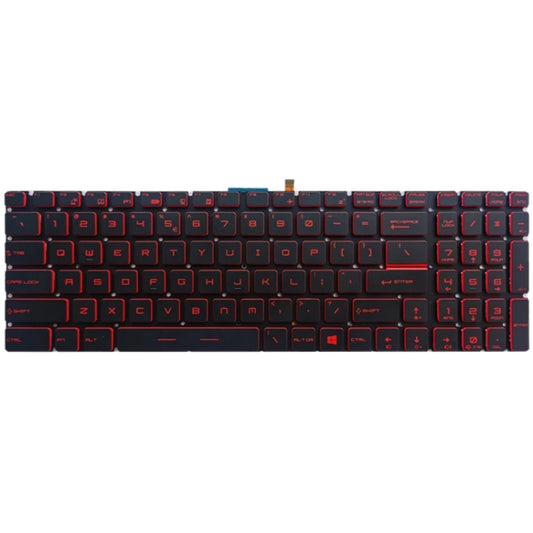 US Version Keyboard with Backlight for MSI GT62 GT72 GE62 GE72 GS60 GS70 GL62 GL72 GP62 GT72S GP72 GL63 GL73, For MSI GT62 (Red), For MSI GT62(White)