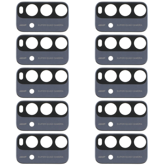 10 PCS Back Camera Lens for Xiaomi Redmi Note 9 4G M2010J19SC, For Xiaomi Redmi Note 9 4G, For Xiaomi Redmi Note 9 4G (Blue)