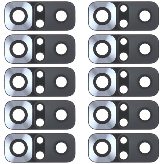 10 PCS Back Camera Lens for Xiaomi Redmi Note 10 4G M2101K7AI M2101K7AG