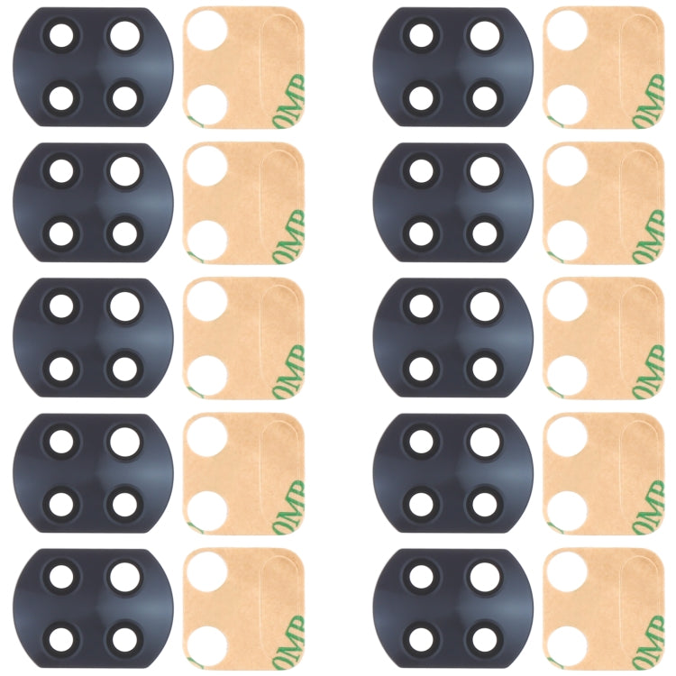Lot de 10 lentilles de caméra arrière pour Xiaomi Mi 10T Lite 5G M2007J17G