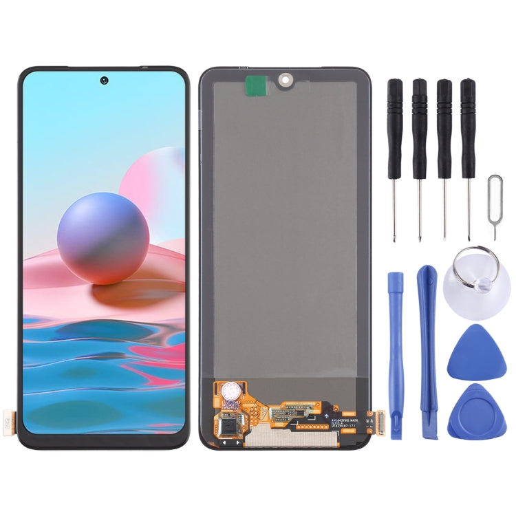 Original AMOLED Material LCD Screen and Digitizer Full Assembly for Xiaomi Redmi Note 10 4G / Redmi Note 10S / Redmi Note 11 SE India / Poco M5s M2101K7AI, M2101K7AG, For Xiaomi Redmi Note 10 / Redmi Note 11 SE India / Poco M5s (Original)
