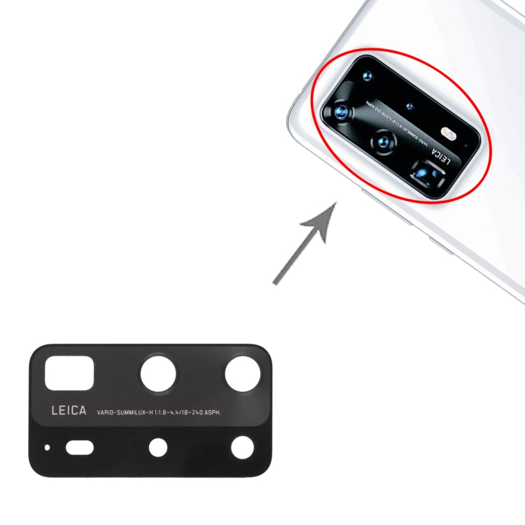 For Huawei P40 Pro+ 10pcs Back Camera Lens