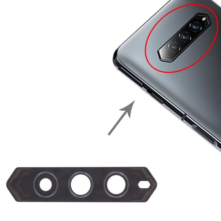 10 lentes de cámara trasera para Xiaomi Black Shark 4 Pro / Black Shark 4 SHARK PRS-H0, para Xiaomi Black Shark 4 Pro / Black Shark 4