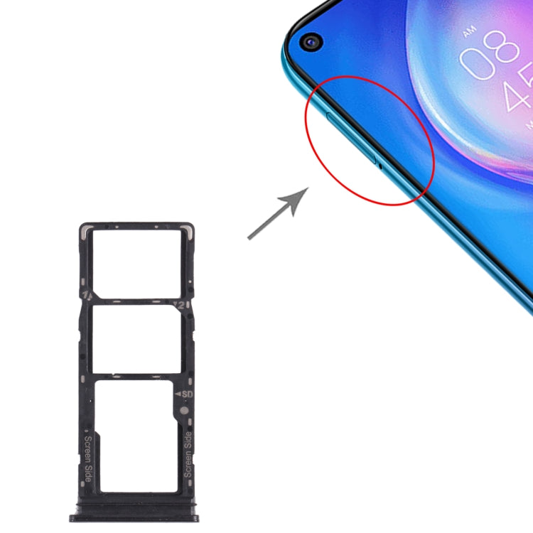 For Tecno Spark 5 Pro KD7 SIM Card Tray + SIM Card Tray + Micro SD Card Tray, For Tecno Spark 5 Pro, For Tecno Spark 5 Pro (Orange), For Tecno Spark 5 Pro (Green)