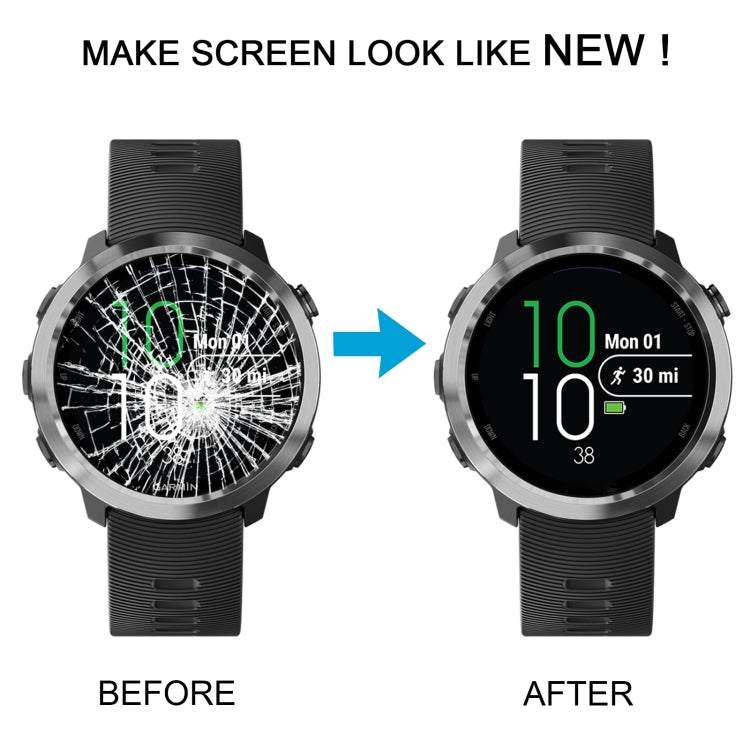 LCD Screen and Digitizer Full Assembly for Garmin Forerunner 645, For Garmin Forerunner 645