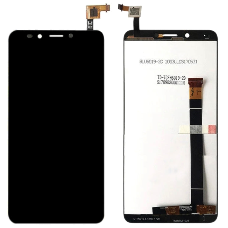 LCD Screen and Digitizer Full Assembly for Alcatel A7 XL A7XL 7071DX 7071, For Alcatel A7 XL