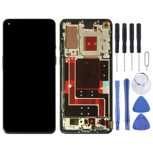 Écran LCD d'origine pour OnePlus 9 LE2113 LE2111 LE2110, avec châssis, assemblage complet (violet)