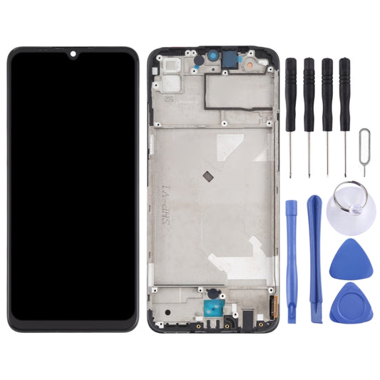 Original LCD Screen and Digitizer Full Assembly With Frame for vivo Y7s, For vivo Y7s (Original)