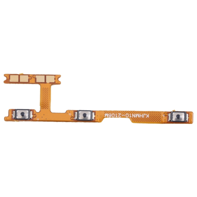 Power Button & Volume Button Flex Cable for Xiaomi Redmi Note 10s M2101K7BG M2101K7BI M2101K7BNY M2101K7BL, For Xiaomi Redmi Note 10s