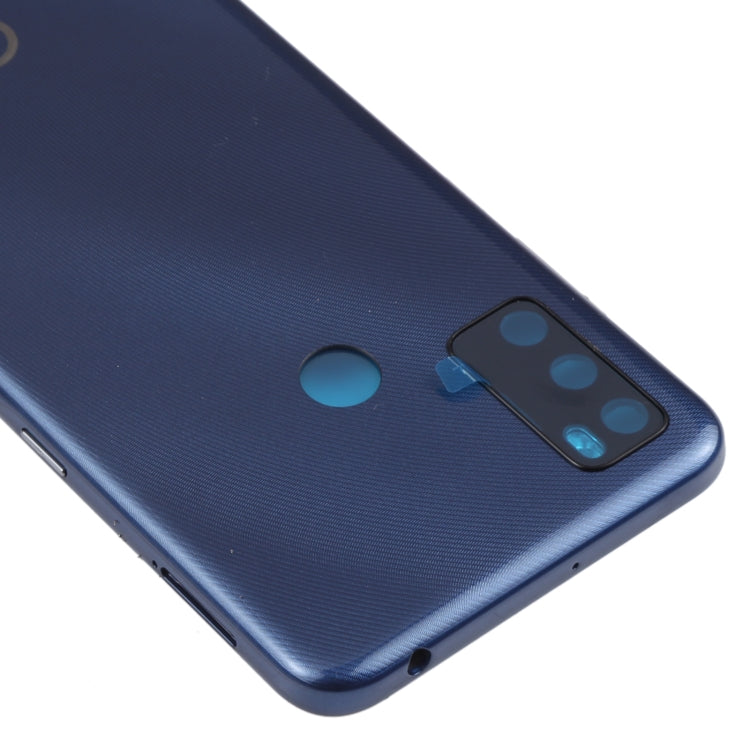 For Alcatel 1S (2021) 6025 Battery Back Cover, For Alcatel 1S (2021) (Blue), For Alcatel 1S (2021)