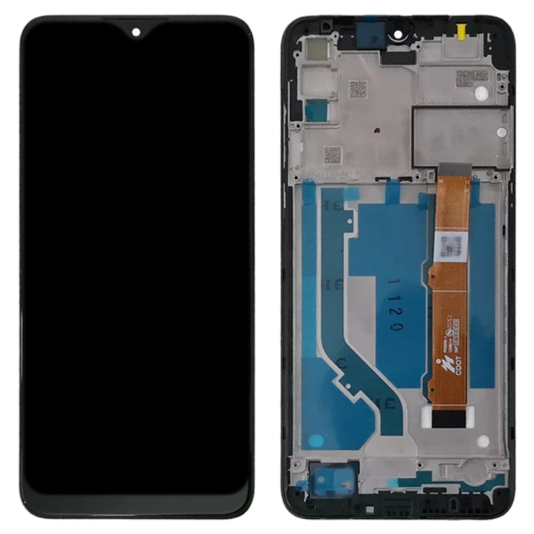 LCD Screen and Digitizer Full Assembly With Frame for Alcatel 1S 2020 OT5028 5028 5028Y 5028A 5028D 5028U, For Alcatel 1S 2020