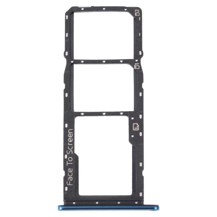 For ZTE Blade V40 Vita SIM Card Tray + SIM Card Tray + Micro SD Card Tray, For ZTE Blade V40, For ZTE Blade V40 Vita
