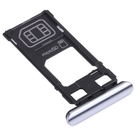 SIM Card Tray + Micro SD Card Tray for Sony Xperia 1 / Xperia XZ4, For Sony Xperia 1 / Xperia XZ4