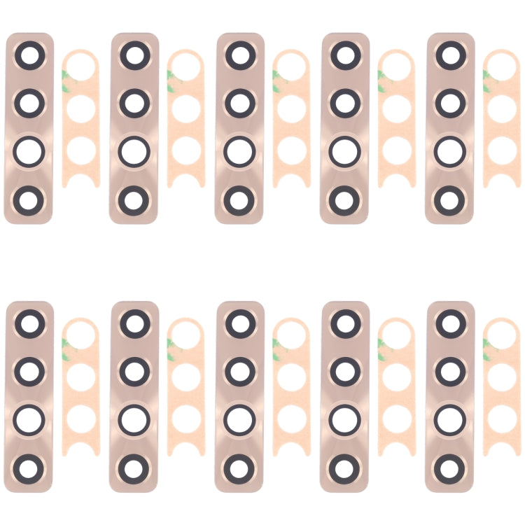 For Tecno Camon 17P CG7 10pcs Back Camera Lens, For Tecno Camon 17P CG7