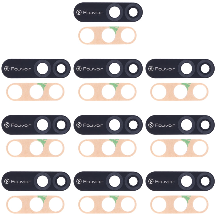 For Tecno Pouvoir 3 Air LC6 10pcs Back Camera Lens, For Tecno Pouvoir 3 Air LC6