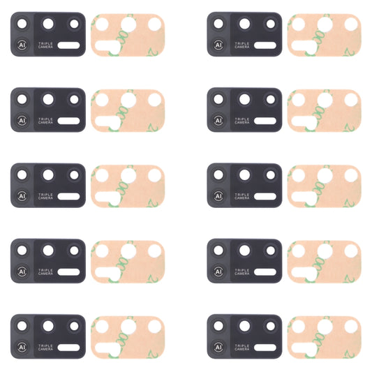 For Tecno Spark 6 Air KE6, KE6j, KF6 10pcs Back Camera Lens, For Tecno Spark 6 Air