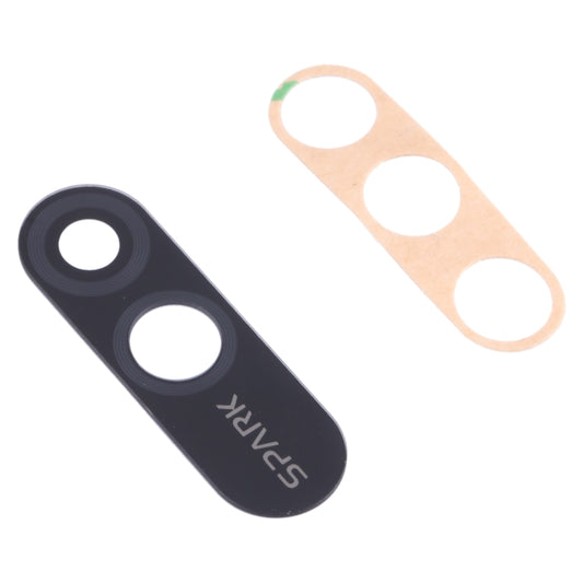 For Tecno Spark 4 Lite KC8S 10pcs Back Camera Lens, For Tecno Spark 4 Lite