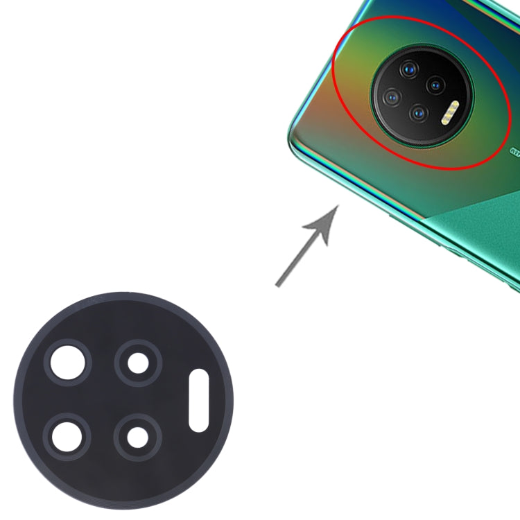For Infinix Note 7 X690B, X690 10pcs Back Camera Lens, For Infinix Note 7