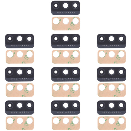 For Tecno Spark 6 Go KE5j, KE5k 10pcs Back Camera Lens, For Tecno Spark 6 Go