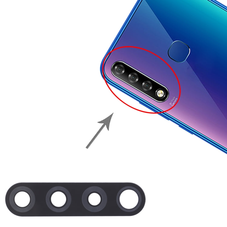 For Infinix Smart3 Plus X627V, X267 10pcs Back Camera Lens, For Infinix Smart3 Plus