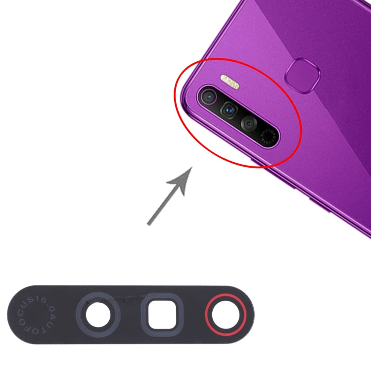 For Infinix S5 Lite X652B, X652C 10pcs Back Camera Lens, For Infinix S5 Lite