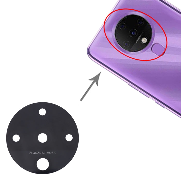 For Tecno Spark 6 KE7 10pcs Back Camera Lens, For Tecno Spark 6