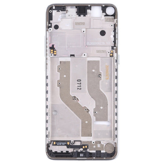 Original Front Housing LCD Frame Bezel Plate for TCL 10L / 10 Lite T770H, T770B, For TCL 10L / 10 Lite (Original) (Silver)