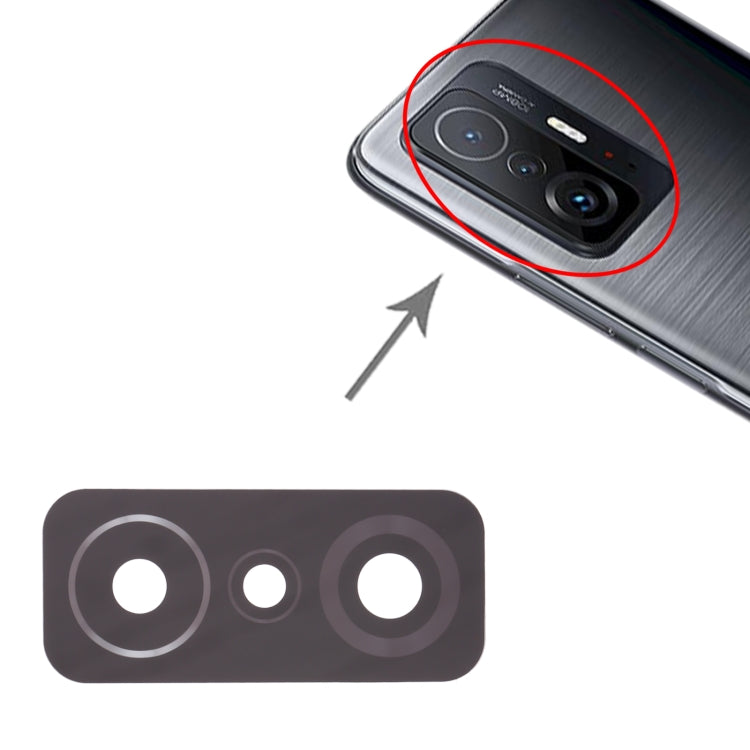 10 PCS Back Camera Lens for Xiaomi 11T Pro / 11T 21081111RG 2107113SG, For Xiaomi 11T Pro / 11T