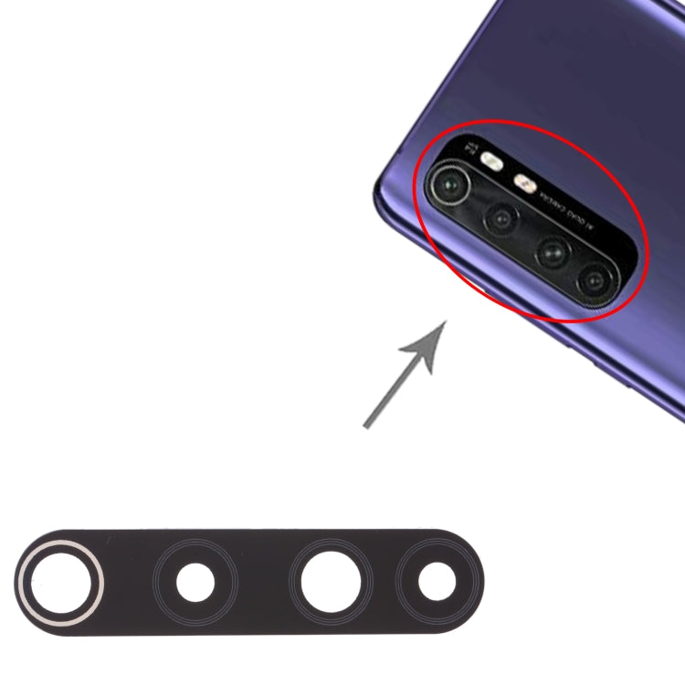 10 PCS Back Camera Lens for Xiaomi Mi Note 10 Lite