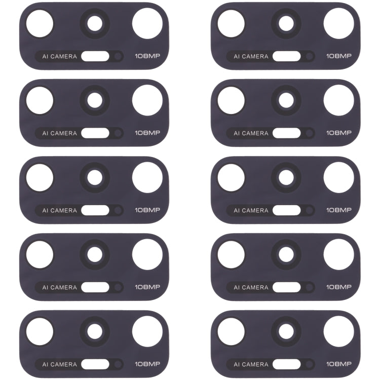 10 PCS Back Camera Lens for Xiaomi Mi 10s M2102J2SC, For Xiaomi Mi 10s