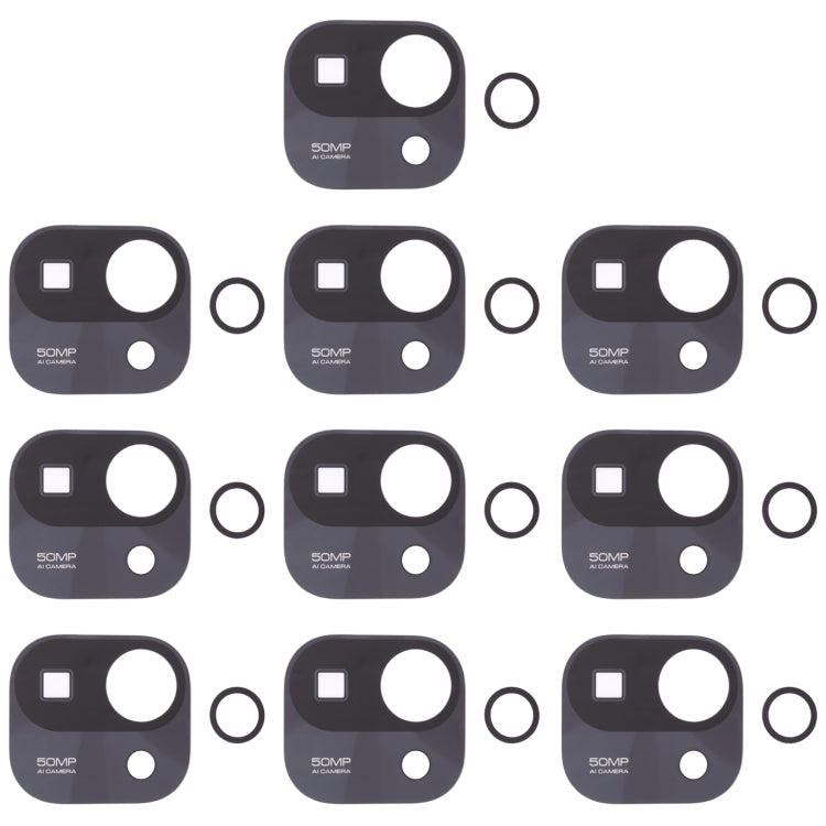 10 PCS Back Camera Lens for Xiaomi Mi 11 Pro M2102K1AC, For Xiaomi Mi 11 Pro