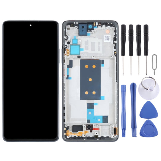 OLED-Material Original-LCD-Bildschirm und Digitizer vollständige Baugruppe mit Rahmen für Xiaomi Mi 11T / 11T Pro, für Xiaomi Mi 11T / 11T Pro (Original)