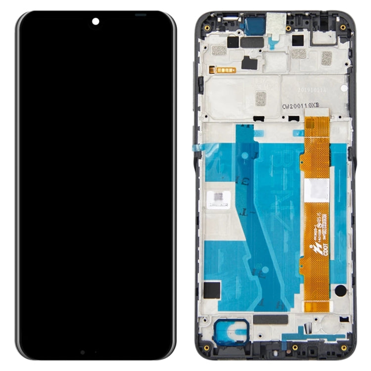 LCD Screen and Digitizer Full Assembly with Frame for Alcatel 3 / 3L 2019 OT-5053 5053K, For Alcatel 3 / 3L 2019