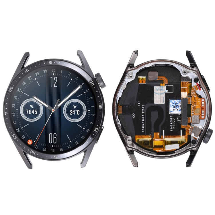 For Huawei Watch GT 3 46mm Single Cable Edition Original LCD Screen Digitizer Full Assembly With Frame, For Huawei Watch GT 3 46mm Single Cable Edition (Black), For Huawei Watch GT 3 46mm Single Cable Edition (Silver)