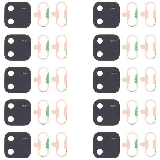 10 PCS Back Camera Lens For Xiaomi Redmi 10A 220233L2C, For Xiaomi Redmi 10A