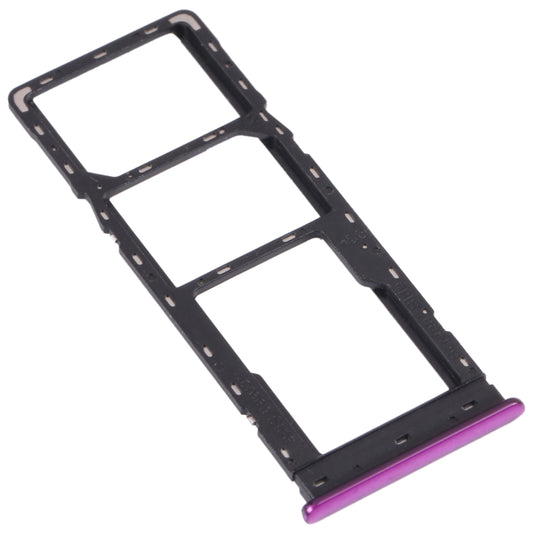 For Infinix Hot 8 Lite/Hot 8 SIM Card Tray + SIM Card Tray + Micro SD Card Tray