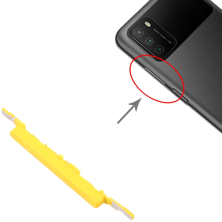 Volume Control Button for Xiaomi Poco M3 M2010J19CG M2010J19CI, For Xiaomi Poco M3