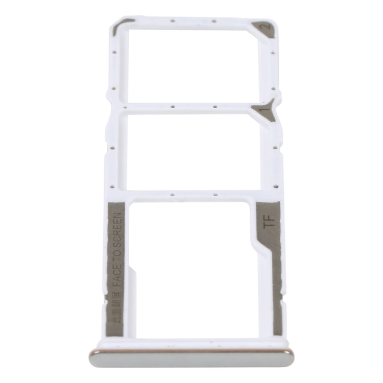 SIM Card Tray + SIM Card Tray + Micro SD Card Tray For Xiaomi Redmi Note 11E, For Xiaomi Redmi Note 11E