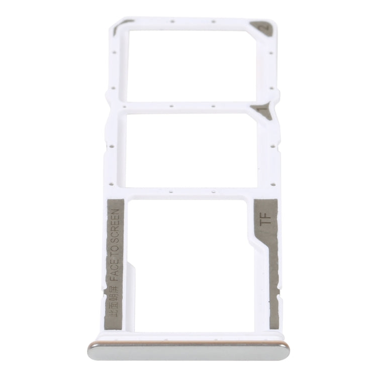 SIM Card Tray + SIM Card Tray + Micro SD Card Tray For Xiaomi Redmi Note 11S 5G, For Xiaomi Redmi Note 11S 5G
