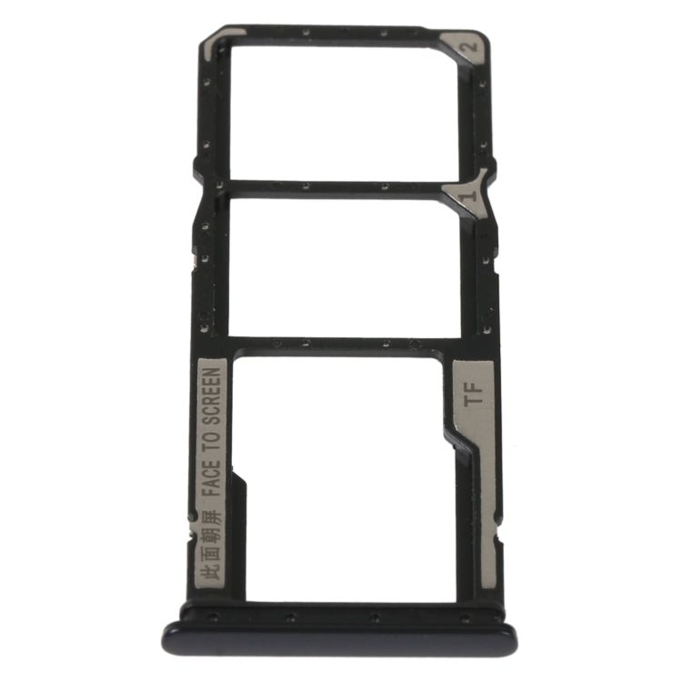 SIM Card Tray + SIM Card Tray + Micro SD Card Tray For Xiaomi Redmi 10A, For Xiaomi Redmi 10A