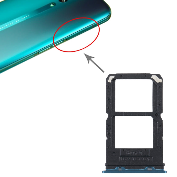 For OPPO Reno SIM Card Tray + SIM / Micro SD Card Tray, For OPPO Reno