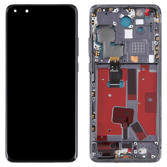 Original LCD Screen For Huawei P40 Pro Digitizer Full Assembly with Frame, For Huawei P40 Pro