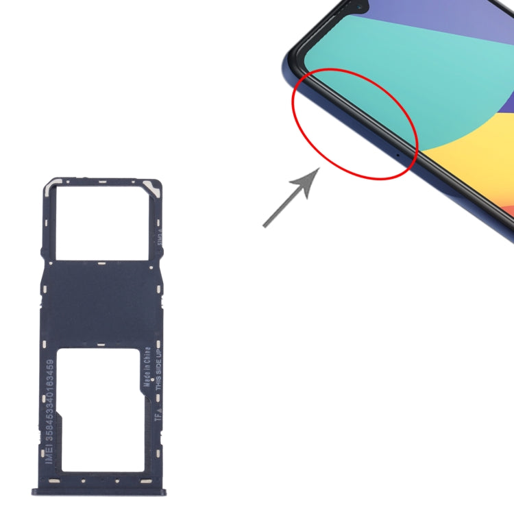 For Alcatel 1V 2021 Original SIM Card Tray + Micro SD Card Tray, For Alcatel 1V 2021(single SIM)
