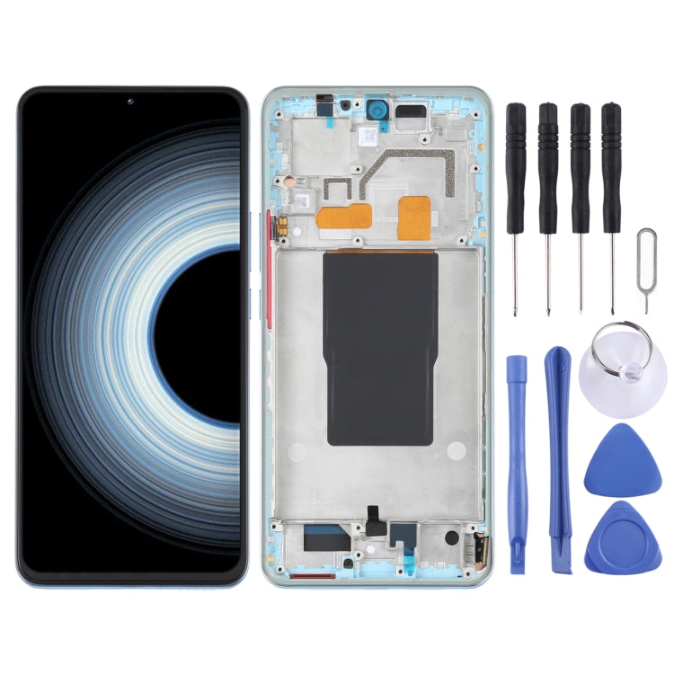 Original AMOLED LCD Screen For Xiaomi Redmi K50 Ultra / 12T / 12T Pro Digitizer Full Assembly with Frame